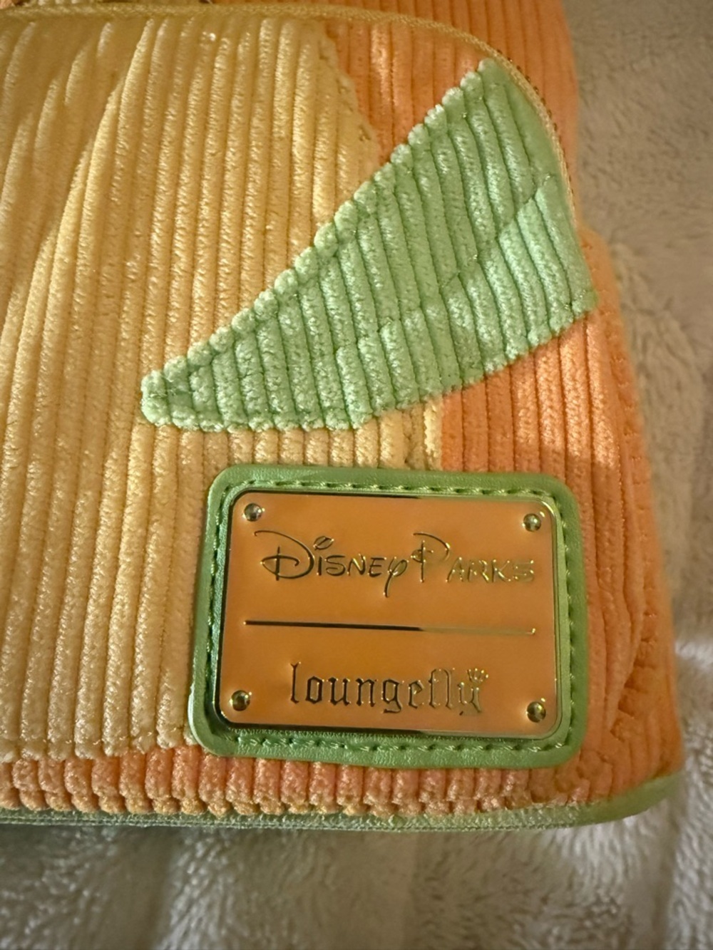 Disney Parks Orange Bird Corduroy Mini Loungefly Backpack New with tags 🍊 - Picture 10 of 11